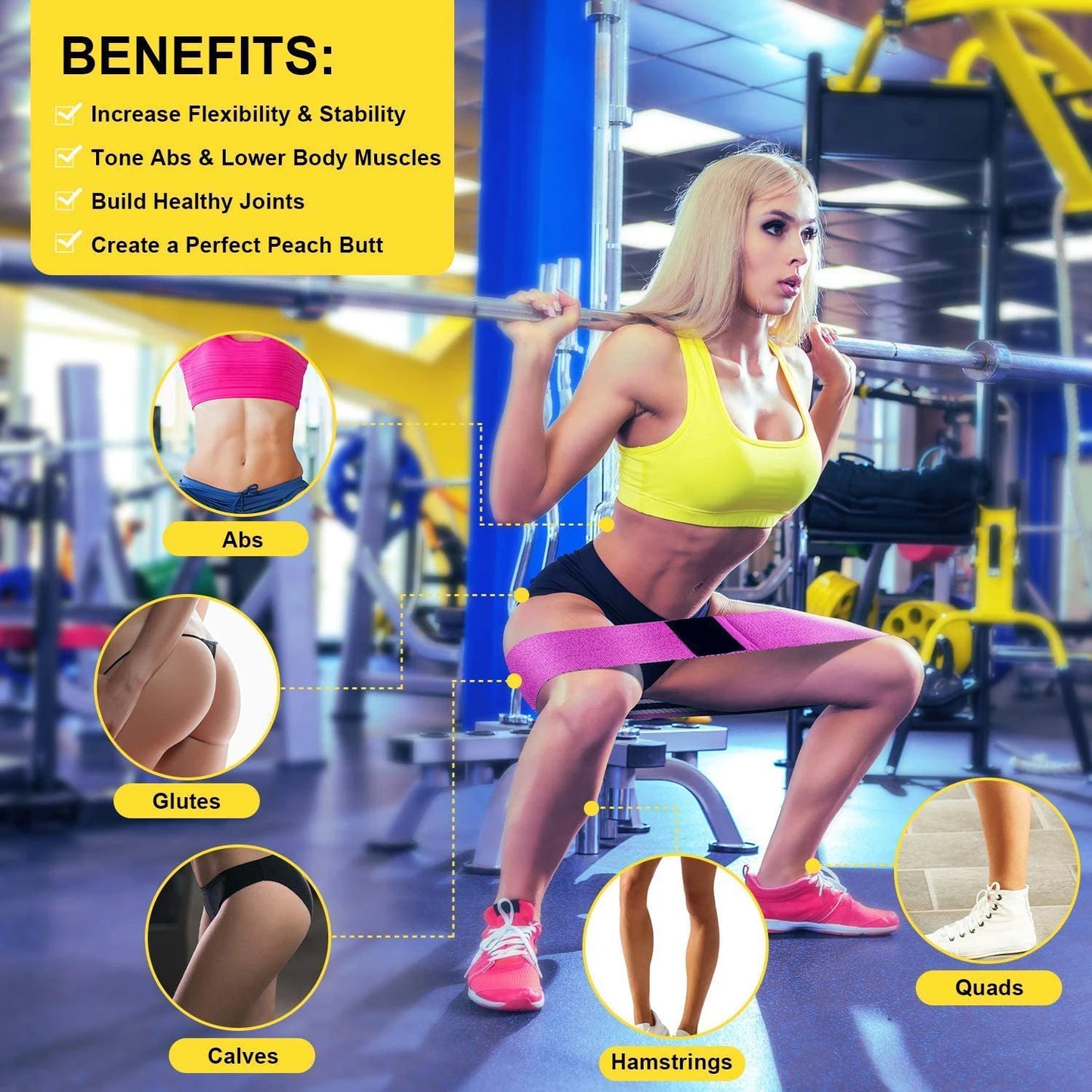 Resistance band set neatly stored in carry bag, showing portability and compact design ideal for travel, home gym, or on-the-go workouts.