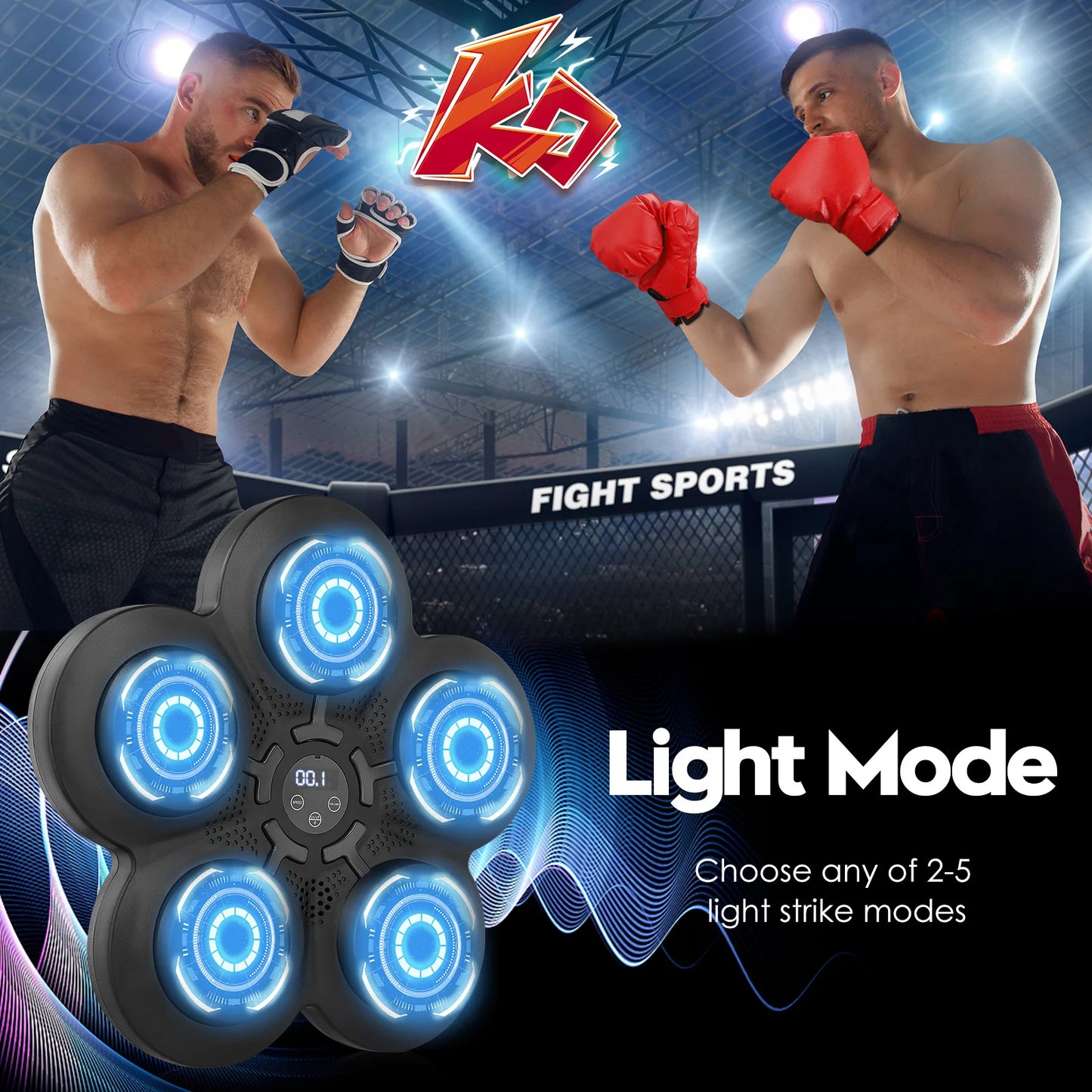 Image of the boxing machine mounted on a wall bracket, showing the mounting hardware, stability supports, and how it’s affixed to vertical surfaces.