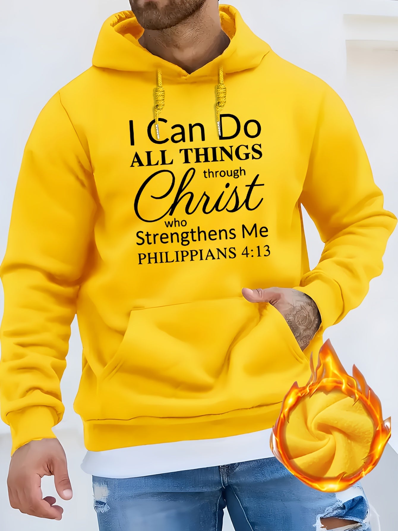 Close-up of the scripture print and fabric texture, showing ink quality, print sharpness, knit weave, and how it holds under stretch.