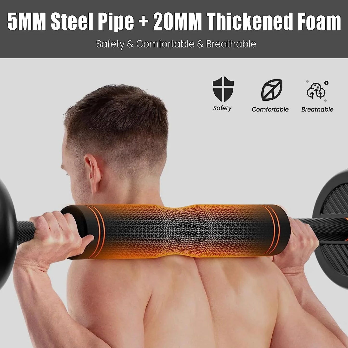 Multi-function adjustable weight kit 77 lbs with dumbbell, barbell, kettlebell, push-up attachments — black finish home workout gear for strength, muscle building, and full-body training.