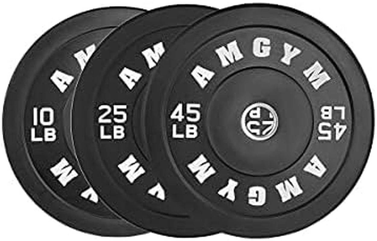 LB bumper plates packaged in box with included manual and components, showing what a customer receives with the order.