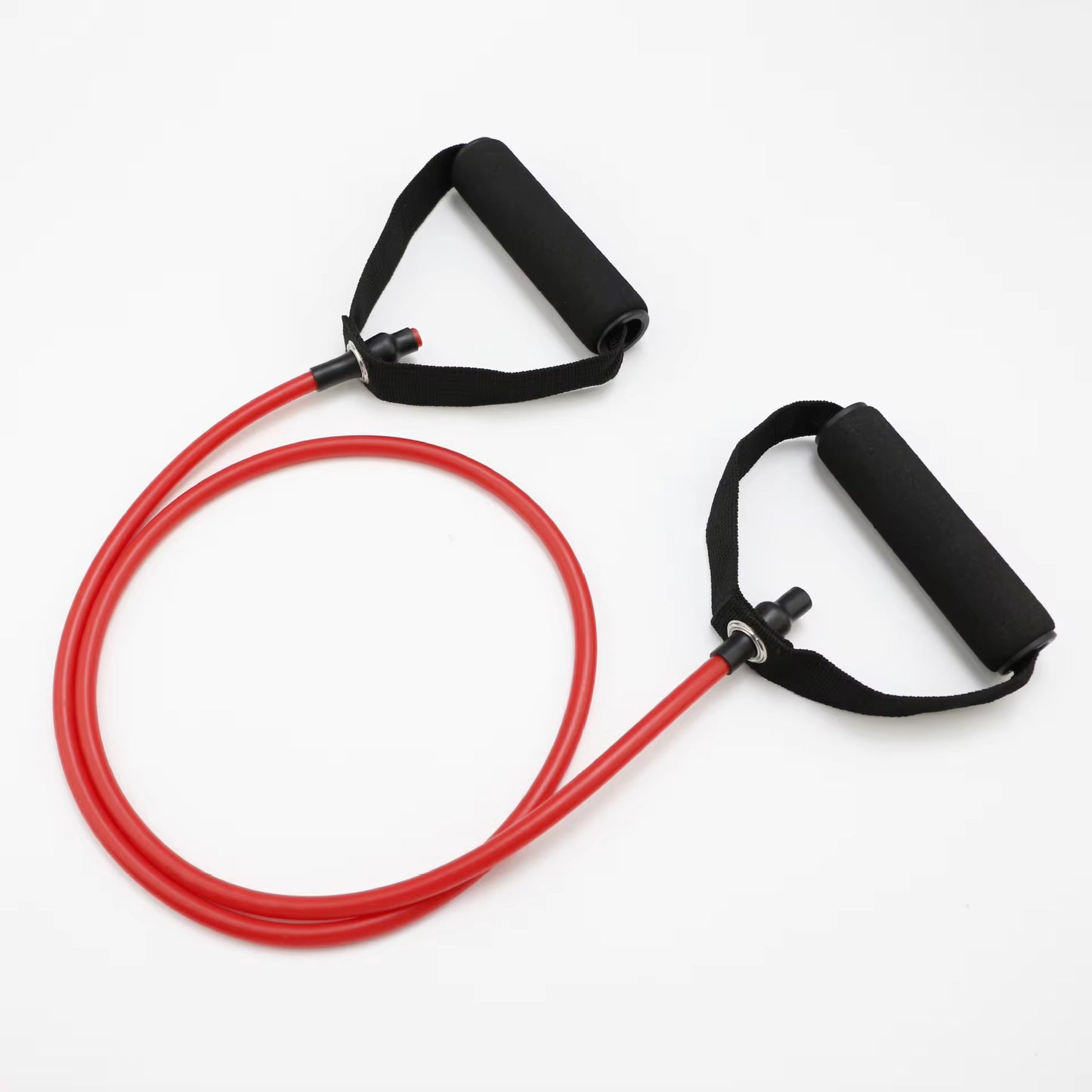 Close-up of ergonomic handle with pull rope band grip