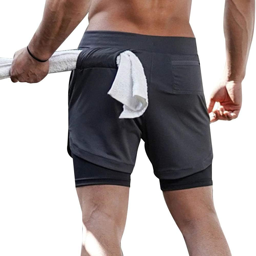 Side view of the 2-in-1 shorts showing how the inner liner meets the outer shell, with stretch panels and seam construction to avoid chafing during motion.