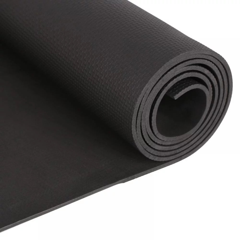 Rolled non-slip yoga mat – portable and easy to carry
