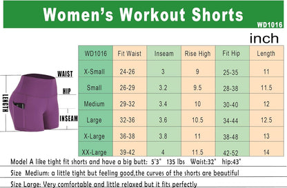 High Waist Athletic Shorts for Womens Glorify Fitness Running Shorts with Deep Pockets