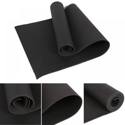 Person doing yoga on 15 mm thick exercise mat