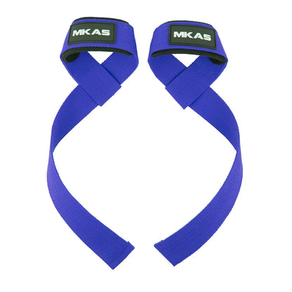 Straps in use during a deadlift or row exercise, illustrating how they help reduce grip fatigue and support wrists during pulling movements.