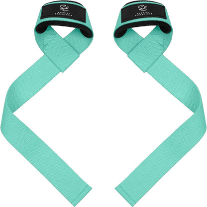 Wrist Straps for Weightlifting - Premium Padded Neoprene Adjustable Gym Lifting Straps Designed for Men and Women - Enhance Bodybuilding, Powerlifting, and Strength Training