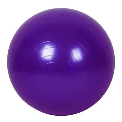Compact 45cm yoga ball for home gym, stretching, and core exercises