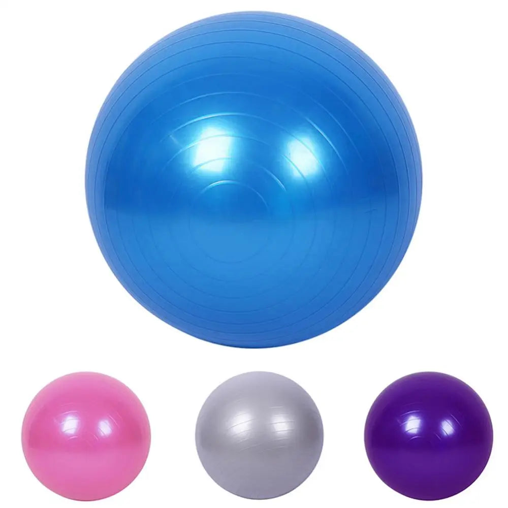 Close-up of explosion-proof thickened yoga ball surface texture