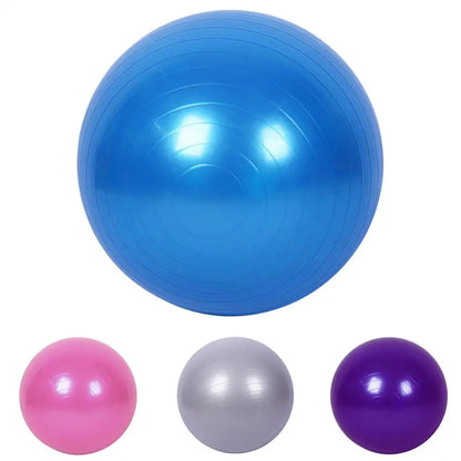 Close-up of explosion-proof thickened yoga ball surface texture