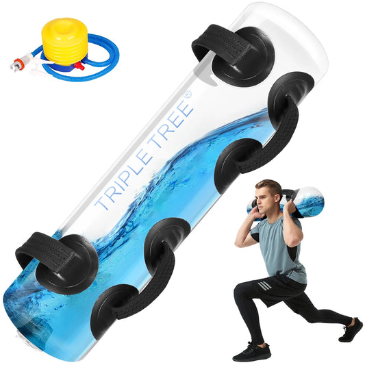 Fitness Aqua Bag adjustable water weight bag with capacity up to 45 lb, portable for training anywhere, designed for dynamic weight workout, core stability, and balance training.