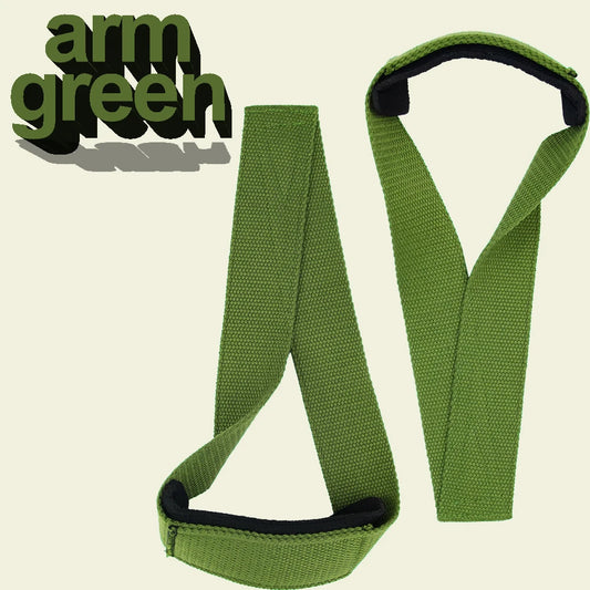 MKAS lifting straps wrist support hand wraps, one pair showing strap length, loop design and material texture, ideal for weight lifting and gym use.