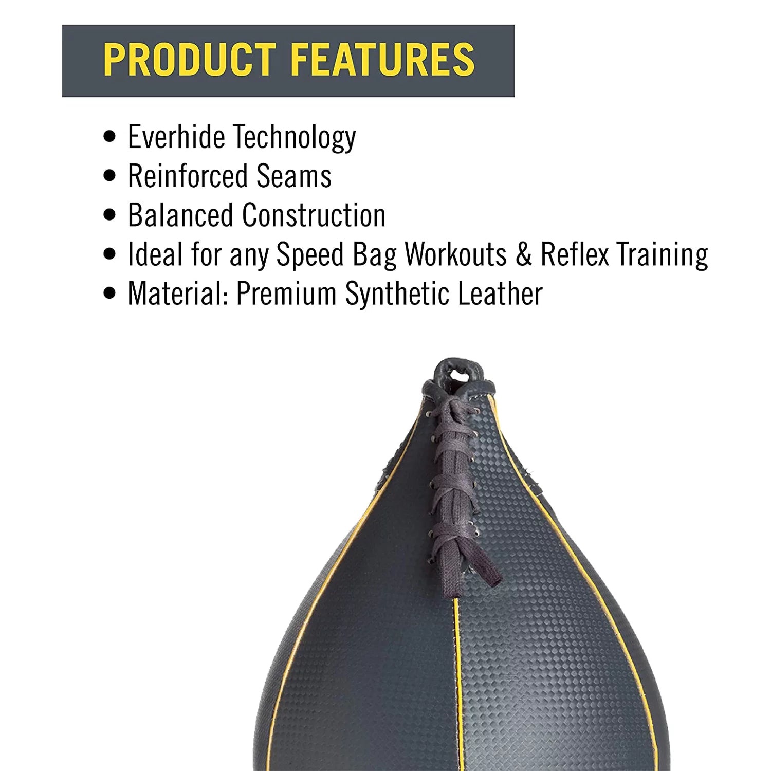 Everhide speed bag medium mounted on platform / swivel in training setup, showing how it rebounds and is used for timing & rhythm drills.