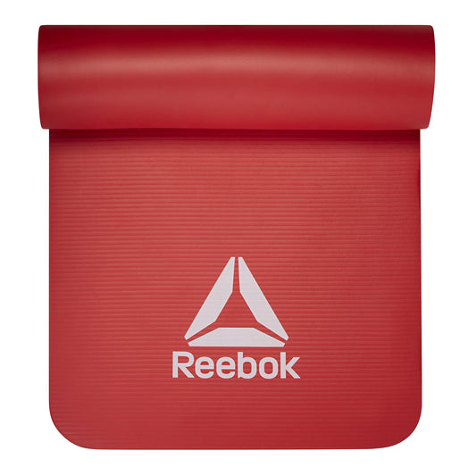 15 mm Pro Fitness Mat extra-thick red foam for home workouts
