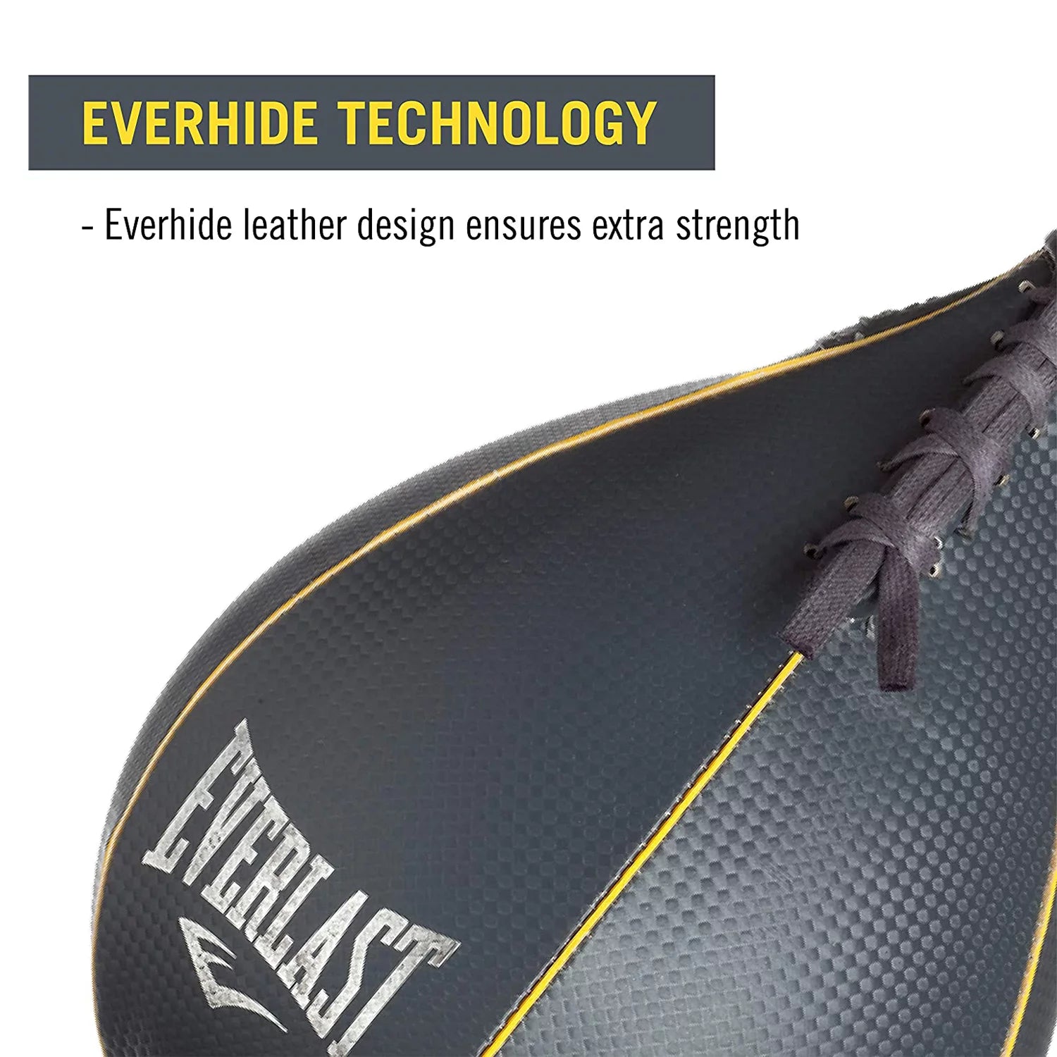 User performing speed bag drills in gym setting with Everhide medium bag, demonstrating form, rhythm, and responsiveness of rebound.