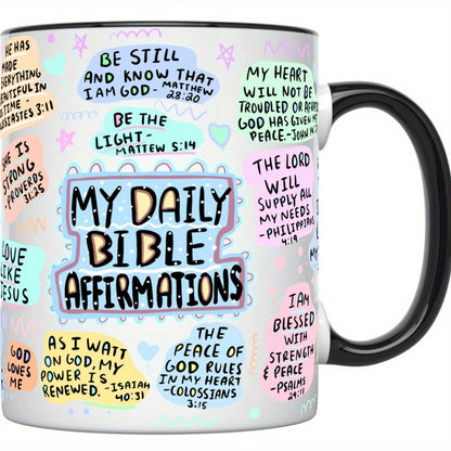 Multiple design or color variants of the Christian mug displayed side by side, letting buyers compare options (if more than one design exists).