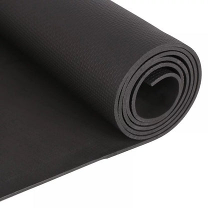 Rolled non-slip yoga mat – portable and easy to carry